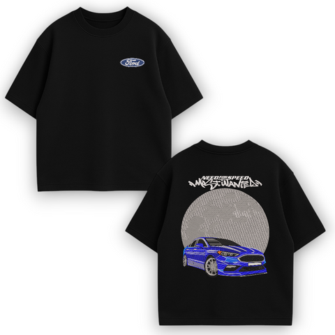 Ford Fusion large embroidery oversize t-shirt 31.24 фото