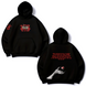 Berserk boxed v2 + kleymo + text eng + behelit oversize hoodie, Black, S (warm)