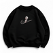 Swoosh Ichigo Kurosaki v3 oversize sweatshirt, Black, S (warm)