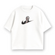 Swoosh Ichigo Kurosaki v3 oversize t-shirt, White, XS