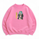 Rebecca Cyberpunk 2 oversize sweatshirt, Pink, S (warm)