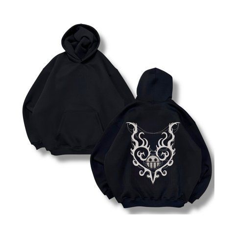 Trafalgar Tattoo large embroidery oversize hoodie 30.199.1 фото