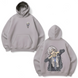 Haimia Senpai large embroidery oversize hoodie 31.727 фото