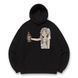 Frieren with whiskey oversize hoodie, Black, S (warm)