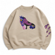 Killer Queen Jojo oversize sweatshirt, Beige, S (warm)