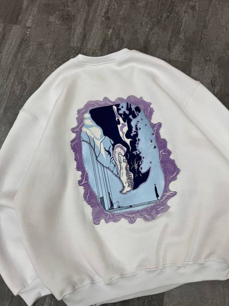 Solo Leveling dragon large embroidery oversize sweatshirt 30.843.1 фото