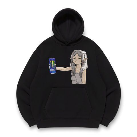 Frieren with energy drink hamilton oversize hoodie 30.367.1 фото