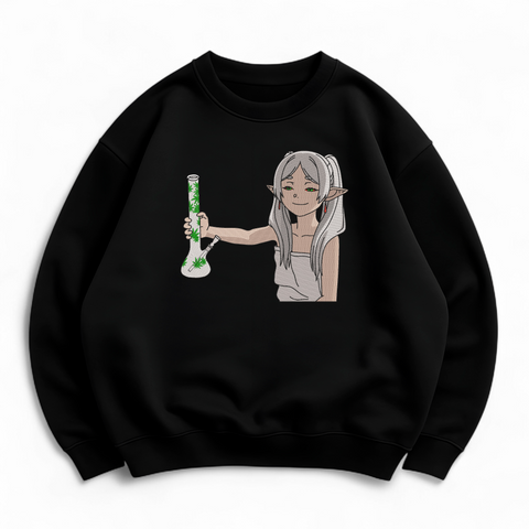 Frieren with bong oversize sweatshirt 30.393.1 фото