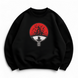 Uchiha clan oversize sweatshirt, Black, S (warm)