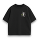 Cat with energy drink black oversize t-shirt 31.263 фото