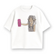 Frieren with energy drink pink oversize t-shirt 30.944 фото