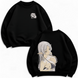 Frieren large embroidery oversize sweatshirt 31.737 фото