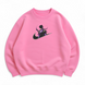 swoosh Solo Leveling oversize sweatshirt, Pink, S (warm)