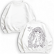 Kaoruko Waguri large embroidery OUTLINE oversize sweatshirt 31.755 фото