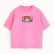 Luffy boxed text oversize t-shirt 31.12 фото
