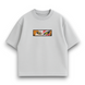 Ichigo Kurosaki eyes boxed oversize t-shirt, light gray, XS