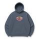 Doflamingo boxed oversize hoodie, Gray, S (warm)