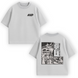 Initial D large embroidery oversize t-shirt 31.367 фото