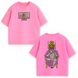 Doflamingo large embroidery oversize t-shirt 31.162 фото