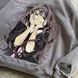 Kaoruko Waguri large embroidery oversize hoodie, Gray, S (warm)
