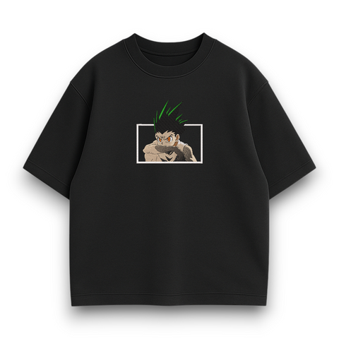 Gon Freecs boxed oversize t-shirt, Black, XS