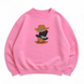 Hats one piece oversize sweatshirt, Pink, S (warm)