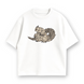 Shikaku oversize t-shirt, White, XS
