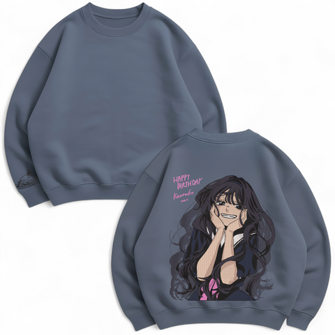 Kaoruko Waguri large embroidery oversize sweatshirt 30.858 фото