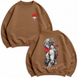 Sasuke large embroidery oversize sweatshirt 30.572.1 фото