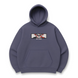 Tanjiro boxed oversize hoodie, Gray, S (warm)