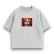 Ichigo Kurosaki boxed v2 oversize t-shirt, light gray, XS