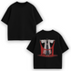 Retsu Unohana large embroidery oversize t-shirt 31.082 фото