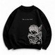 Yuta Okkotsu large embroidery oversize sweatshirt, Black, S (warm)