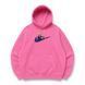 swoosh Sanji oversize hoodie, Pink, S (warm)