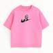 Swoosh Ichigo Kurosaki v3 oversize t-shirt, Pink, XS