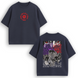 Itachi and Sasuke large embroidery oversize t-shirt 31.495 фото