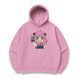 Anya Forger with vodka oversize hoodie, light pink, S (not warm)