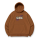 Kira Yoshikage boxed Oversize hoodie, Brown, S (warm)