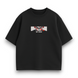 Tanjiro boxed oversize t-shirt, Black, XS