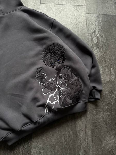 Killua large embroidery oversize hoodie 31.320 фото