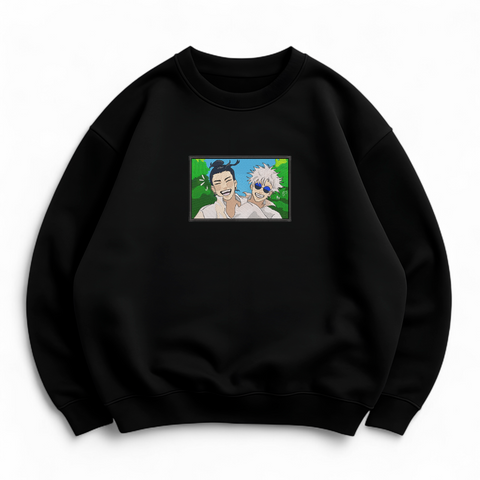 Satoru Gojo and Suguru boxed v2 oversize sweatshirt 30.498.1 фото