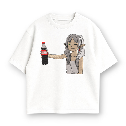 Frieren with cola oversize t-shirt 30.93 фото