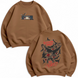 Itachi eyes large embroidery oversize sweatshirt 30.552.1 фото