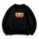 Rengoku boxed text oversize sweatshirt, Black, S (warm)