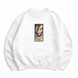 Eren Jaeger boxed v2 oversize sweatshirt, White, S (warm)