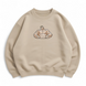 Jack Hanma oversize sweatshirt, Beige, S (warm)