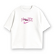 nk car pink oversize t-shirt, White, XS