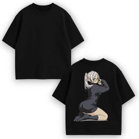 Frieren large embroidery v2 oversize t-shirt 31.744 фото