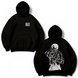 Yuta Okkotsu large embroidery oversize hoodie, Black, S (warm)