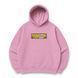 Sanji eyes boxed oversize hoodie, light pink, S (not warm)